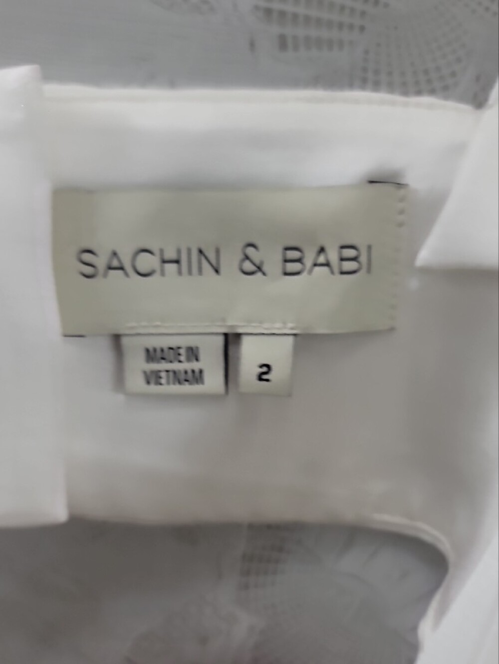 Sachin & Babi NWT Sierra V-Neck Cutout Satin Midi Dress Size 2 Ivory White - Picture 7 of 12